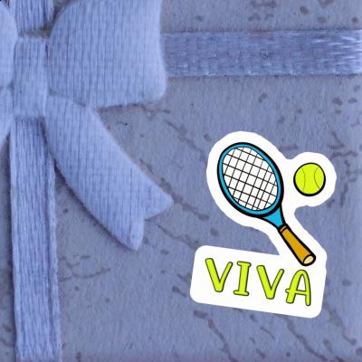 Viva Autocollant Raquette de tennis Image