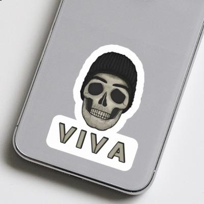 Viva Sticker Totenkopf Notebook Image