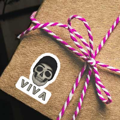 Skull Sticker Viva Image