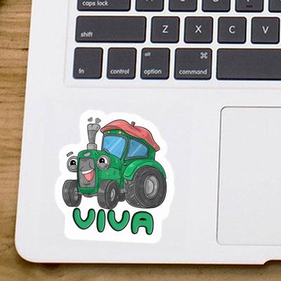 Autocollant Viva Tracteur Notebook Image