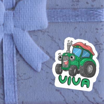 Autocollant Viva Tracteur Laptop Image