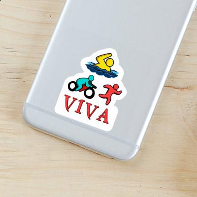 Sticker Viva Triathlete Image