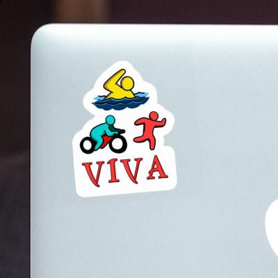 Sticker Viva Triathlete Image