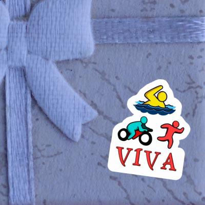 Sticker Viva Triathlete Notebook Image