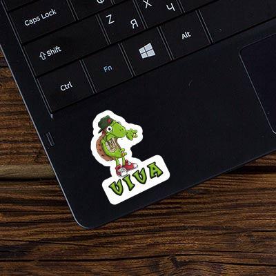 Sticker Hip Hop Turtle Viva Notebook Image