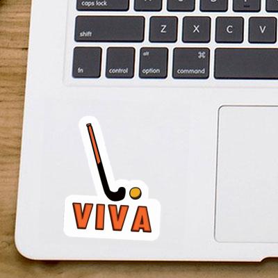 Sticker Viva Floorball Stick Notebook Image