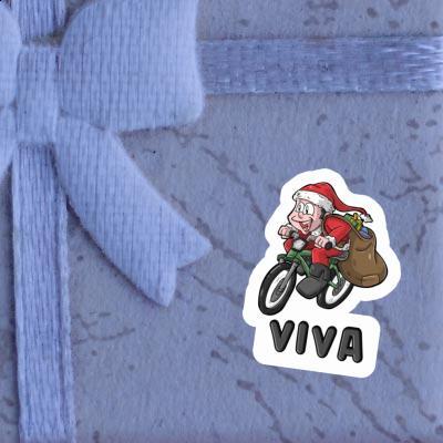 Sticker Cyclist Viva Image