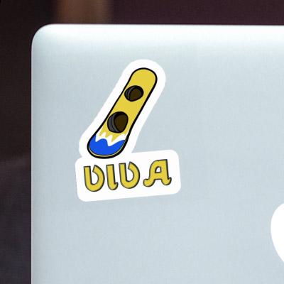 Viva Sticker Wakeboard Laptop Image