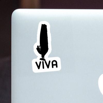 Sticker Windsurfer Viva Laptop Image