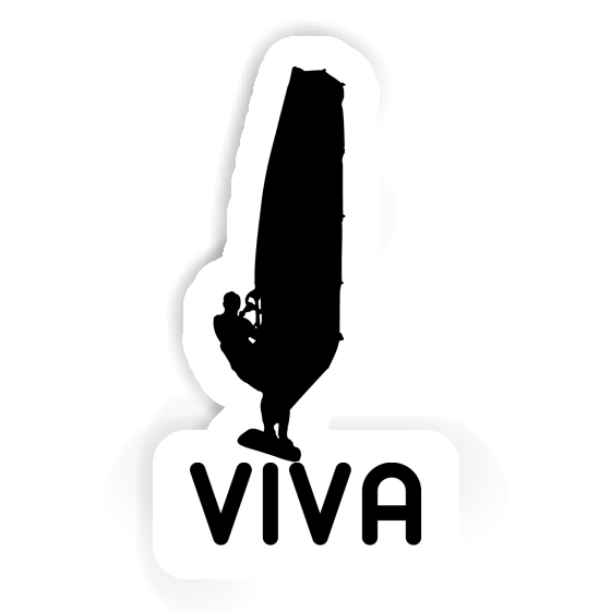 Sticker Windsurfer Viva Notebook Image