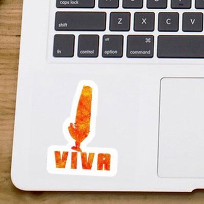 Windsurfer Sticker Viva Image