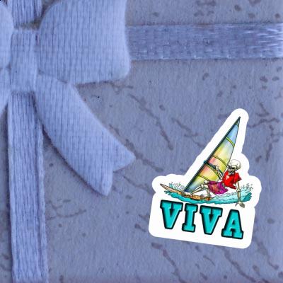 Sticker Windsurfer Viva Laptop Image