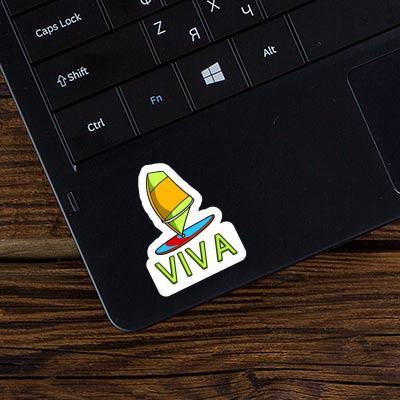 Windsurf Board Sticker Viva Image