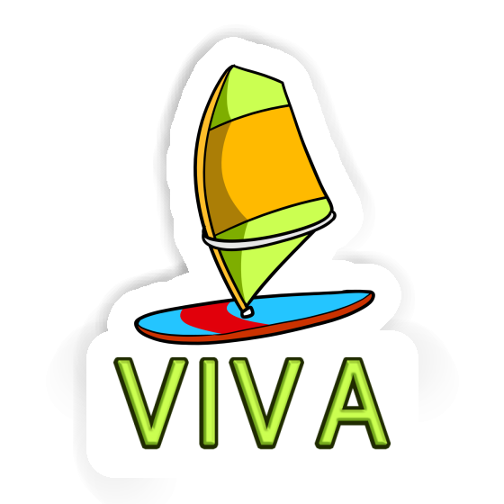 Windsurf Board Sticker Viva Notebook Image