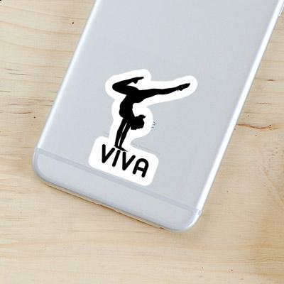 Sticker Yoga Woman Viva Gift package Image