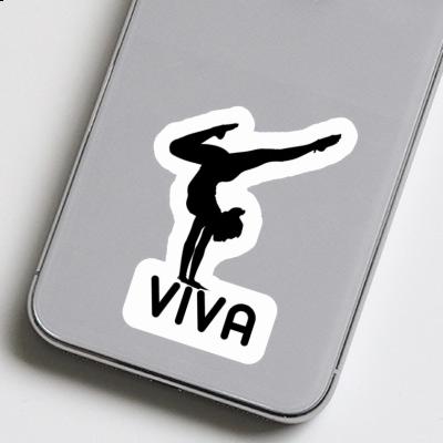 Sticker Yoga Woman Viva Gift package Image