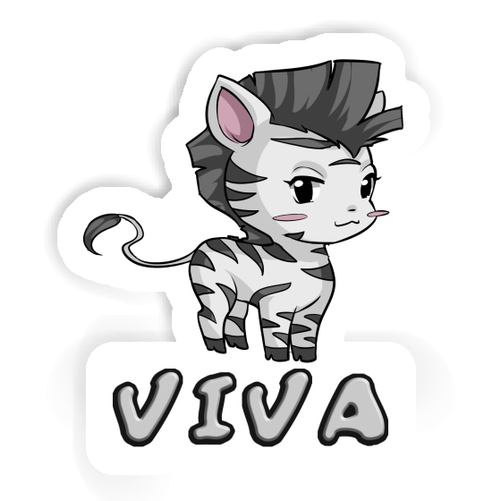 Sticker Zebra Viva Laptop Image