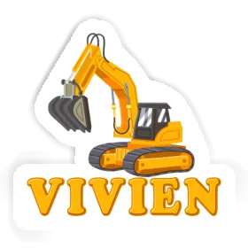 Excavator Sticker Vivien Image