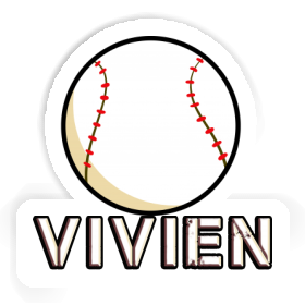 Sticker Vivien Baseball Ball Image