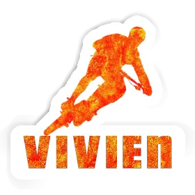 Biker Sticker Vivien Image