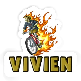 Sticker Mountainbiker Vivien Image