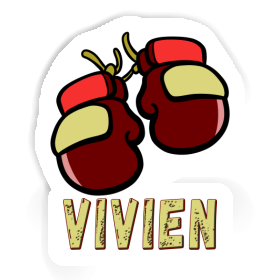 Vivien Sticker Boxing Glove Image