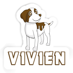 Vivien Autocollant Bretagne chien Image