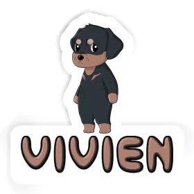 Vivien Autocollant Rottweiler Image