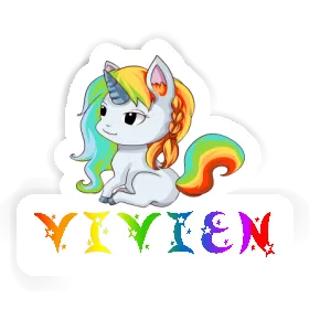 Vivien Sticker Unicorn Image