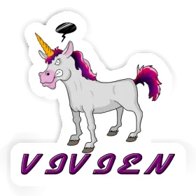 Sticker Angry Unicorn Vivien Image