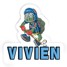 Sticker Vivien Ice-Hockey Player Image