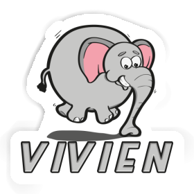 Sticker Elephant Vivien Image