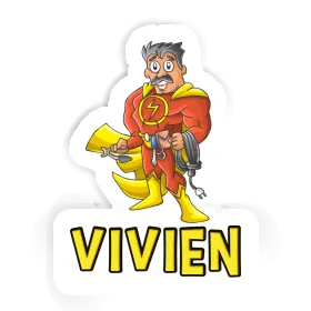 Electrician Sticker Vivien Image