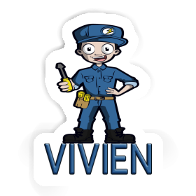 Sticker Electrician Vivien Image