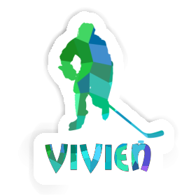 Hockey Player Sticker Vivien Image