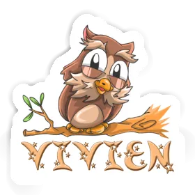 Sticker Vivien Owl Image