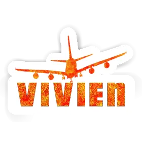 Airplane Sticker Vivien Image