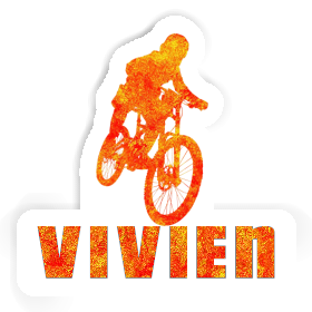 Autocollant Vivien Freeride Biker Image