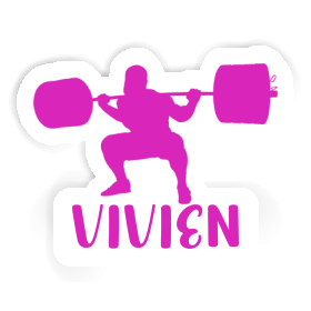 Vivien Sticker Weightlifter Image