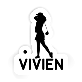 Sticker Vivien Golfer Image