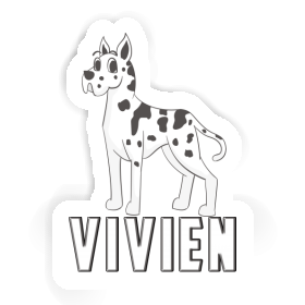 Sticker Great Dane Vivien Image