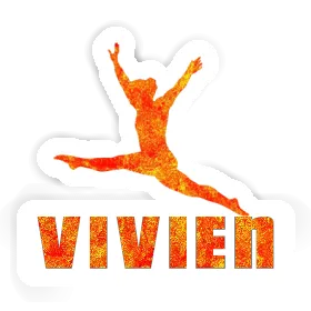 Vivien Sticker Gymnast Image