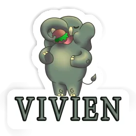 Elephant Sticker Vivien Image