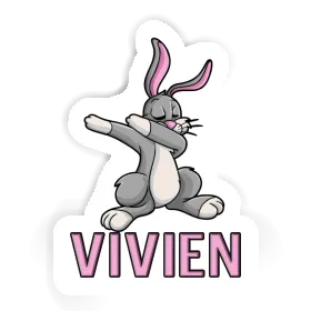 Sticker Vivien Dabbing Hare Image