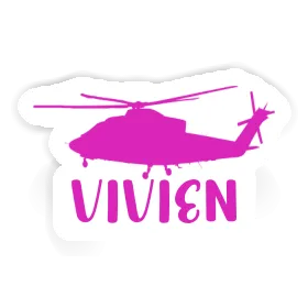 Vivien Sticker Helicopter Image