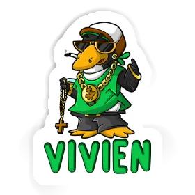 Vivien Sticker Hip-Hop Penguin Image