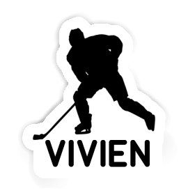 Vivien Sticker Hockey Player Image