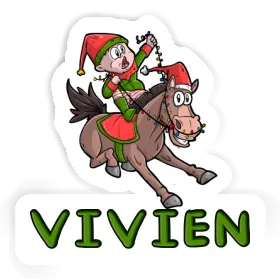 Sticker Christmas Horse Vivien Image