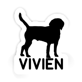 Vivien Autocollant Chien Image