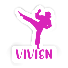 Vivien Sticker Karateka Image